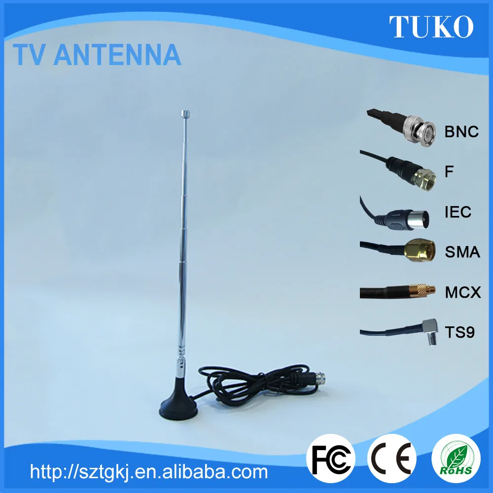 длинный диапазон Портативный DVD-плеер цифровой активный телескопическая ТВ антенна