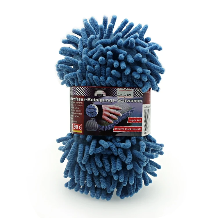 New design chenile car wash vehicle cleaning sponge