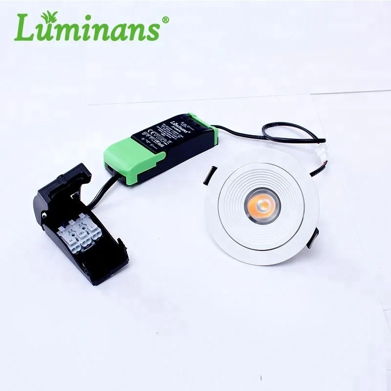 Luminans 650lm мини ЧПУ карданного светодиодные светильники с драйвером переключатель