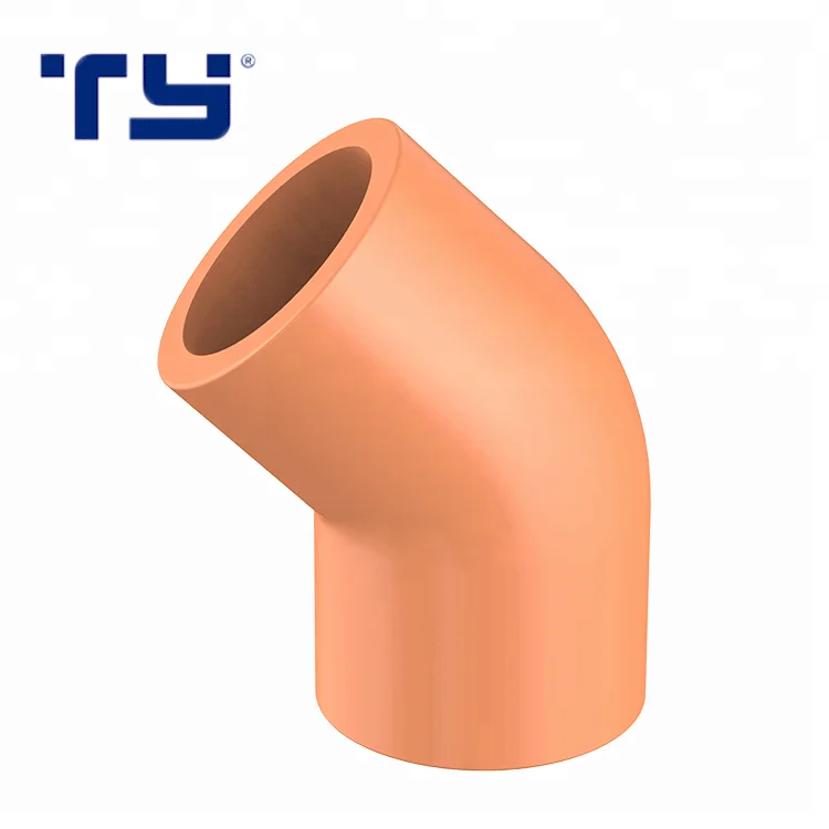 China 45 degree plastic CPVC fitting pipe elbow for FIRE SPRINKLER PIPING SYSTEM