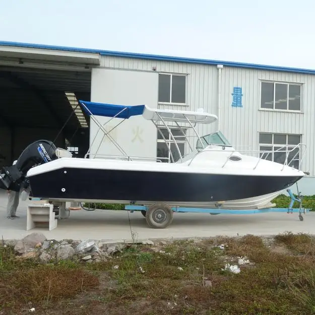 Роскошная лодка Waterwish из стекловолокна с масляным баком и консолью в новом стиле