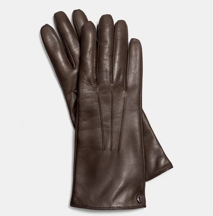 Italian Leather Glove Manufacturer for Driving Women Glove Lady Black Full Grain Leather Gloves for Winter Men Daily Life Accept