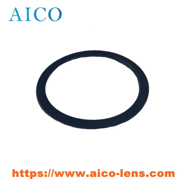 black aluminum metal C mount cmount thread lens spacer shims retaining retainer lock ring with 0.5mm 1.0mm 2.0mm thickness