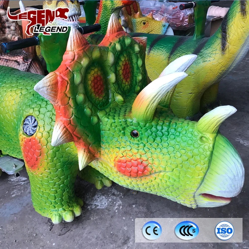 
Shopping mall equipment decoration animatronic dinosaur ride for sale 