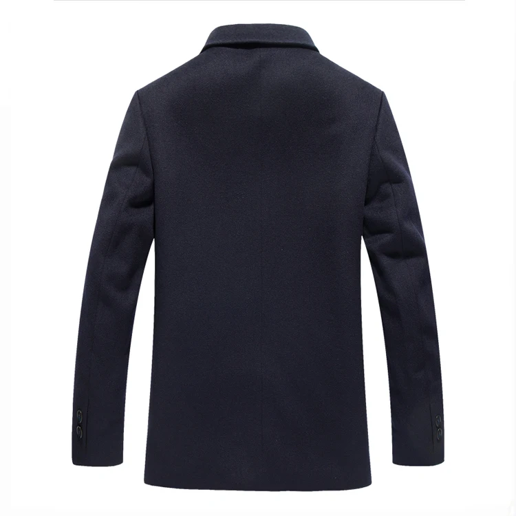 China wholesale long style 90%wool 10%cashmere royal blue coat pant winter jacket
