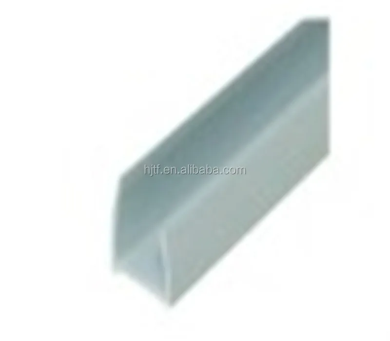 PVC U profile for pre-insulated hvac duct system installation