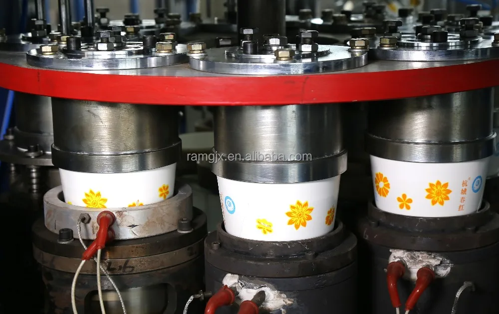 Automatic paper salad bowl machine disposable fast food paper bowl making machine