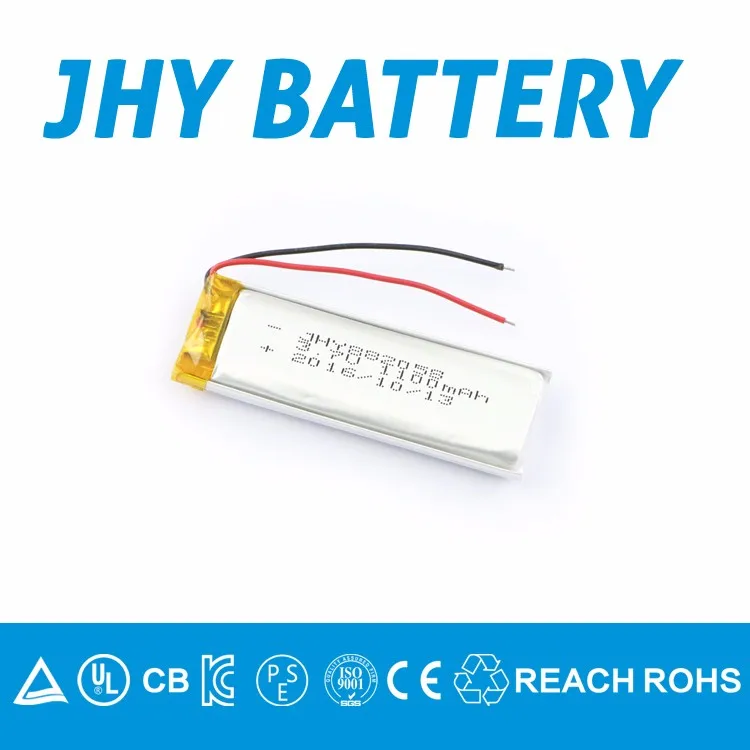 
battery manufacturing plant 3.7v 100mah smallest lipo rechargeable battery cell 