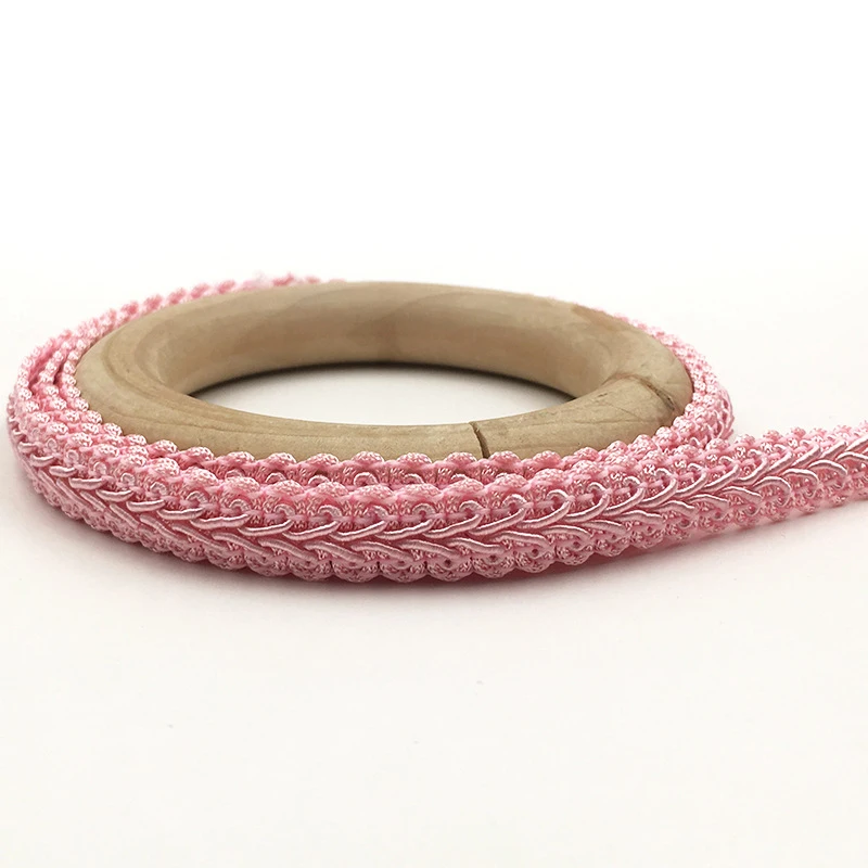 
High Quality Embroidery Knitting Gold Braided Trim 1.2CM Width Garment Accessories 