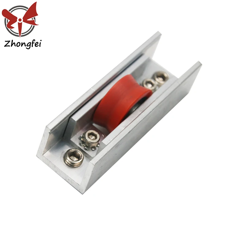 Hot sale aluminium housing nylon pulley roller wheels sliding door and window roller