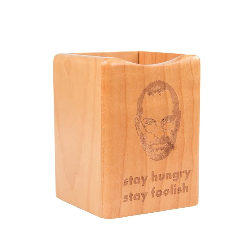 Custom Wooden Craft Gifts Mini Pen Pencil Holder