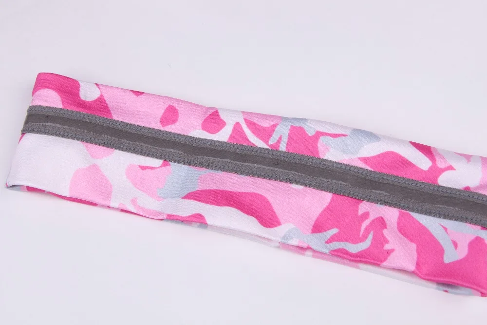 
Non-slip silicone hair band camo elastic hair accessories sports headband 