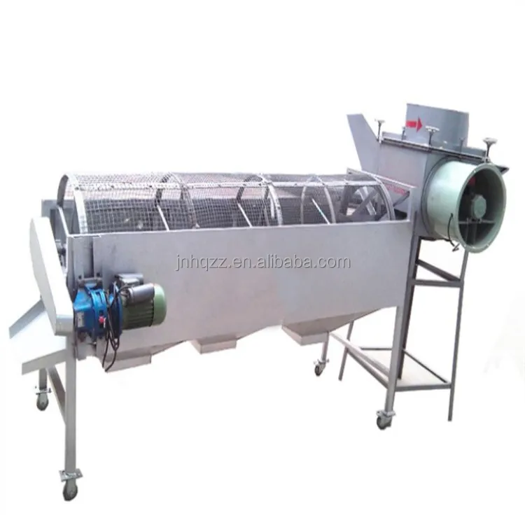 Rolling automatic garlic size sorter machine