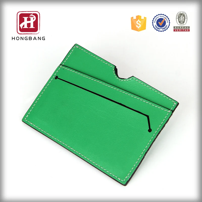 Front Pocket Cheap Price Slim Men RFID Blocking PU Leather Credit Card Holder
