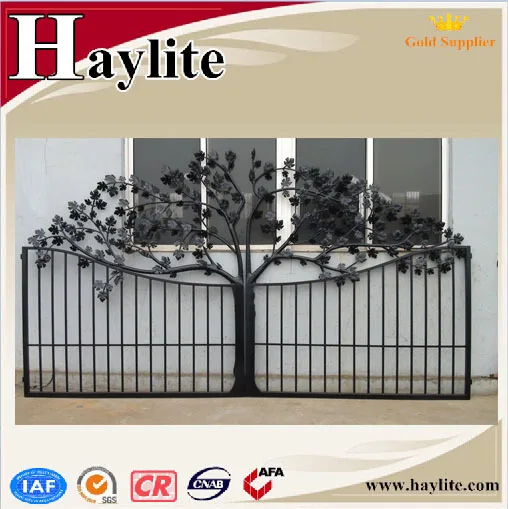 Пустотелая железная труба гриль для сада