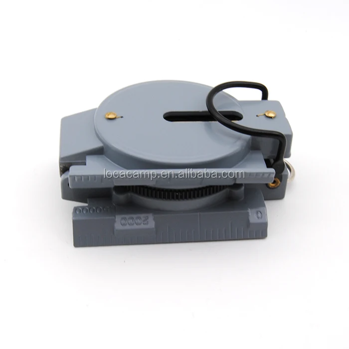 Gray Color Metal Compass Lensatic Sighting Compass Factory Wholesale for Hiking Camping and Wild Survival