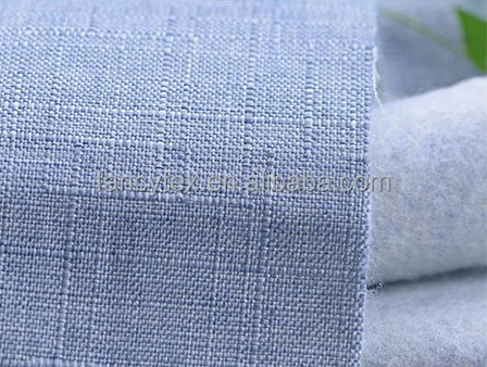 
polyester high quality faux flax Linen sofa cover fabric for curtain bolster home textile 
