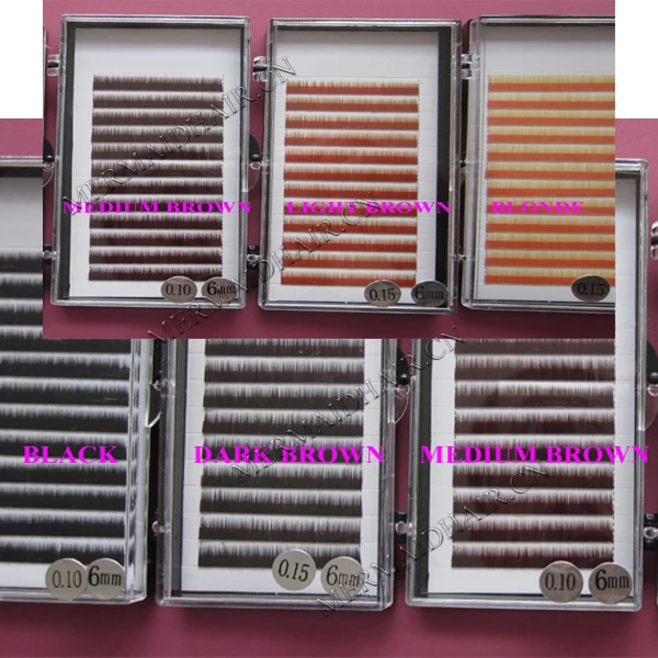 
Hot sale, A A A GRADE eyebrow extension 