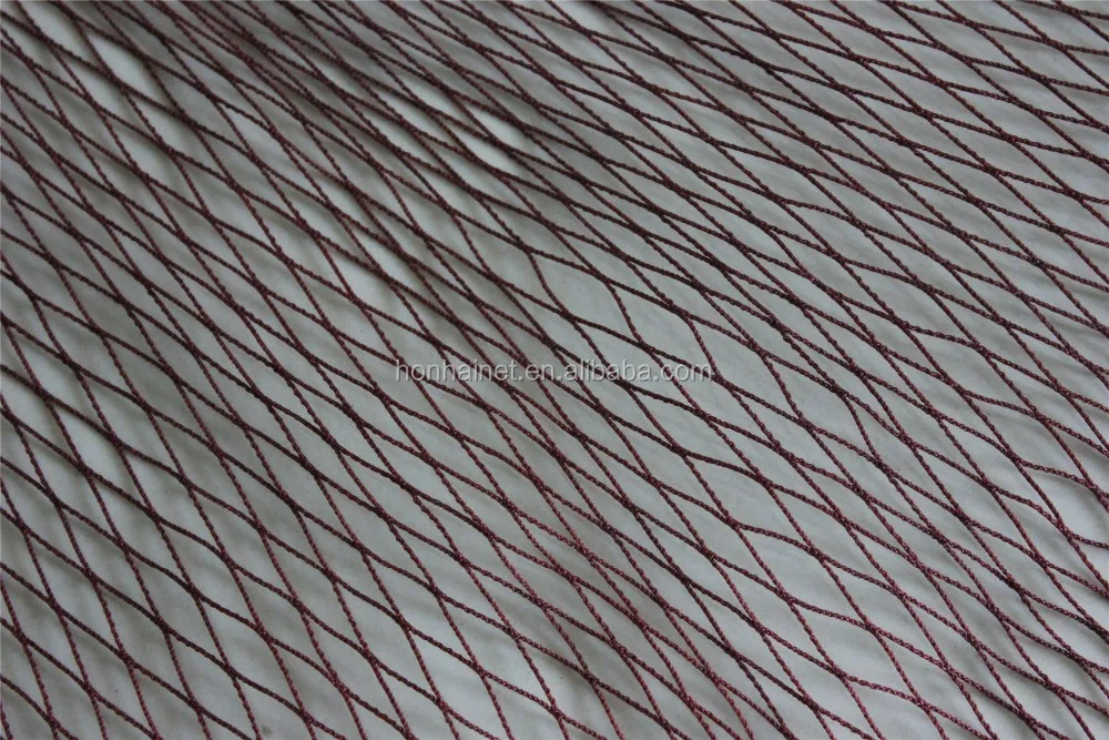 Nylon multifiament fishing net p nylon pa6 Mesh 4.0cm 4.5cm 5.0cm 6.0cm up