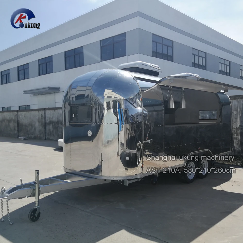 
UKUNG Travel Trailer Charm Sterling Silver Airstream Camper, airstream mobile kitchen 