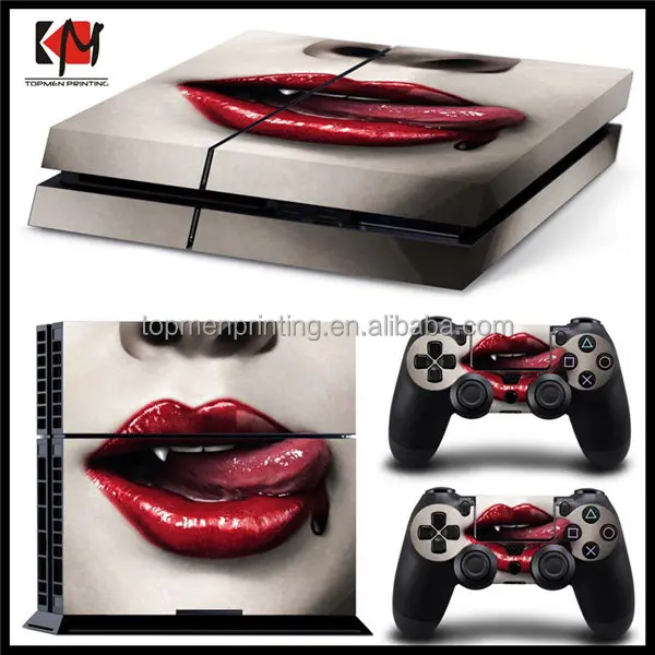 Economic hot sale for ps 4 vinyl sticker console skin for ps4