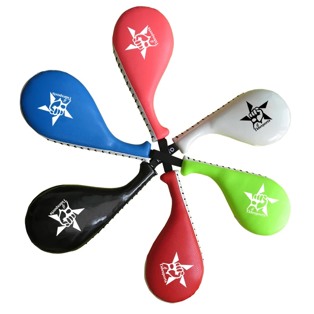  Боевые искусства тхэквондо каратэ тренировочные спарринговые перчатки для ног ручки пинальные мишени лопатки ногами