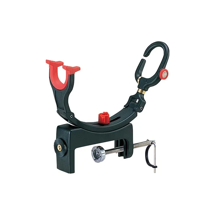 Flexible swinging and angle adjustment fishing rod holder stainless