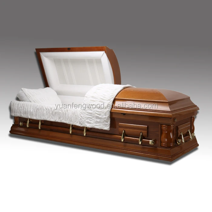 CAMERON Wood Used Caskets and Coffins for Sale Funeral Equipment From China