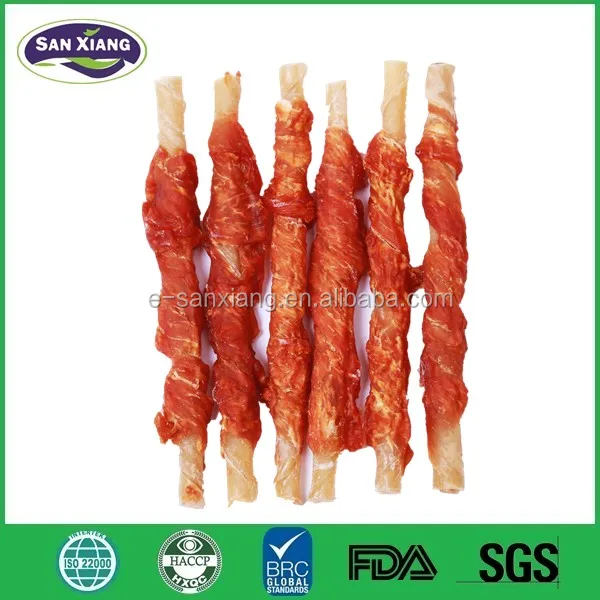 rawhide stick with duck bulk dog treats bully sticks