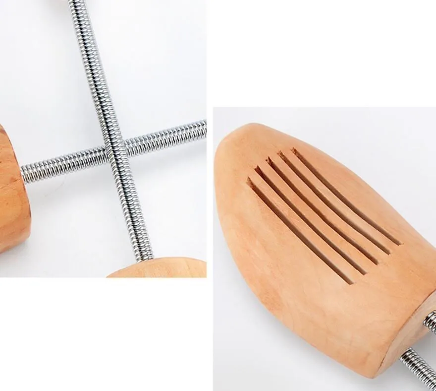 wood material golf shoe tree with golf ball shoe dryer