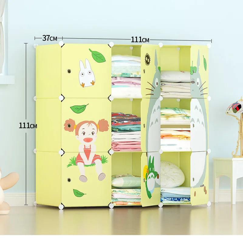Portable Kid Wardrobe Child Dresser Clothes Closet Baby Bedroom Armoire