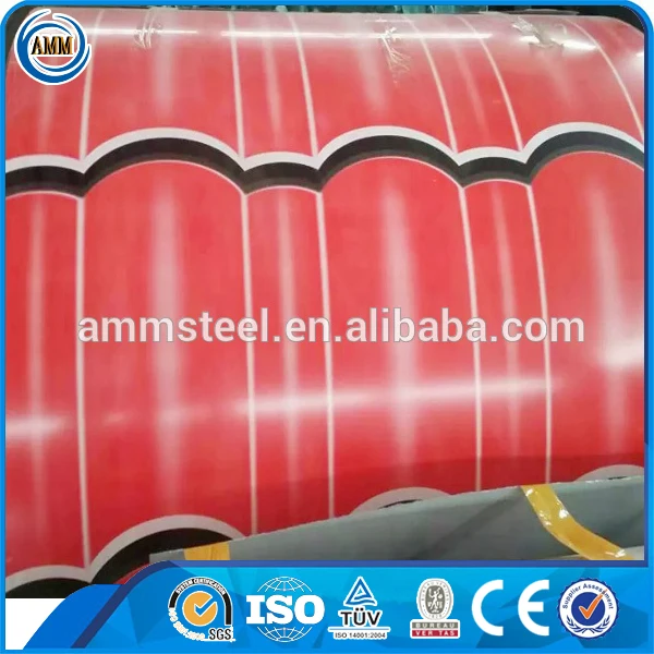 Антикоррозионные Лакированной Aluzinc Сталь В Рулонах для изготовления Гофрированный Кровельный Плитка