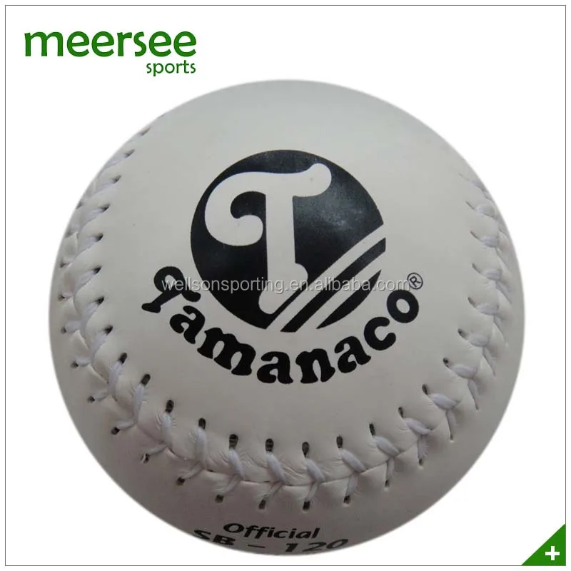 Promotional hand sewn OEM logo printed softball
