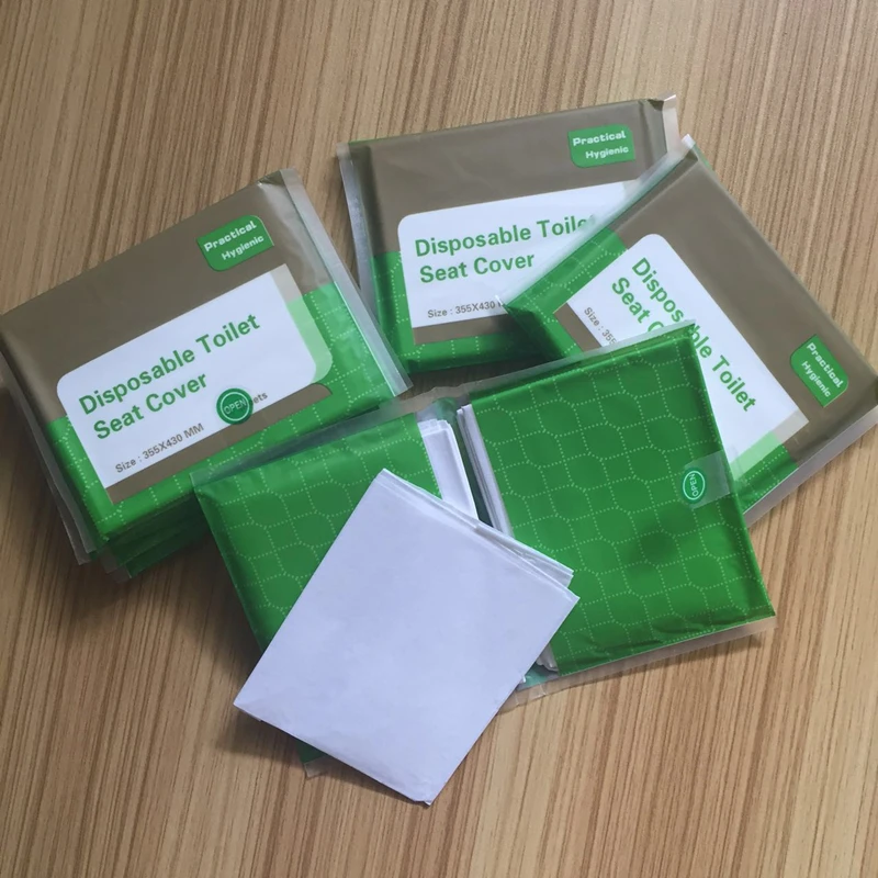 
Travel Pack Toilet Seat Cover Paper Flushable Disposable Toilet Seat Cover 