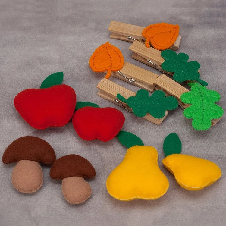 Wholesale felt alphabet letter toy for kids with hedgehog shape