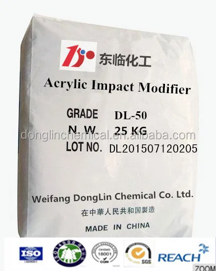 Donglin Chemical Acrylic Impact Modifier Resin DL-50/FM50