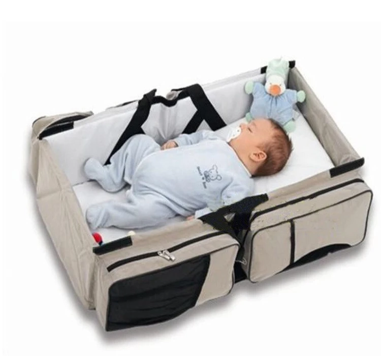  Многофункциональная портативная детская тележка кровать с несколькими карманами дорожная сумка для