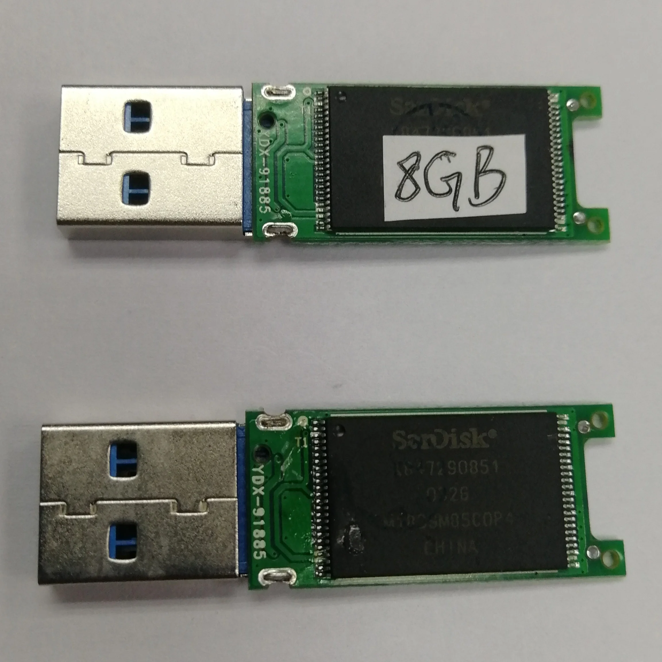 
OEM Pendrive TSOP Chip 8GB USB 3.0 Flash Drive PCBA circuit board Without Case 