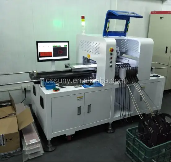 SMT led pick and place machine, 6 heads pick and place machine
