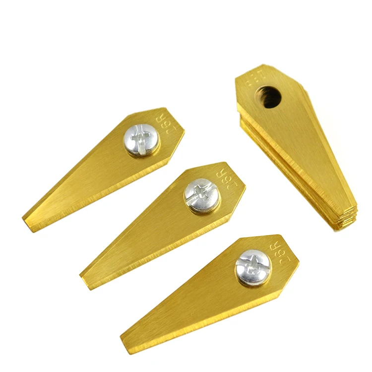 49*19*1mm Titanium Coating Robot Lawn mower Blade