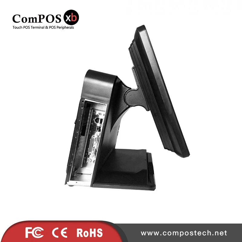 POS All in One With 15 Inch Touch Screen Point of Sale Display POS Machine for Hotel With Built-in Card Reader