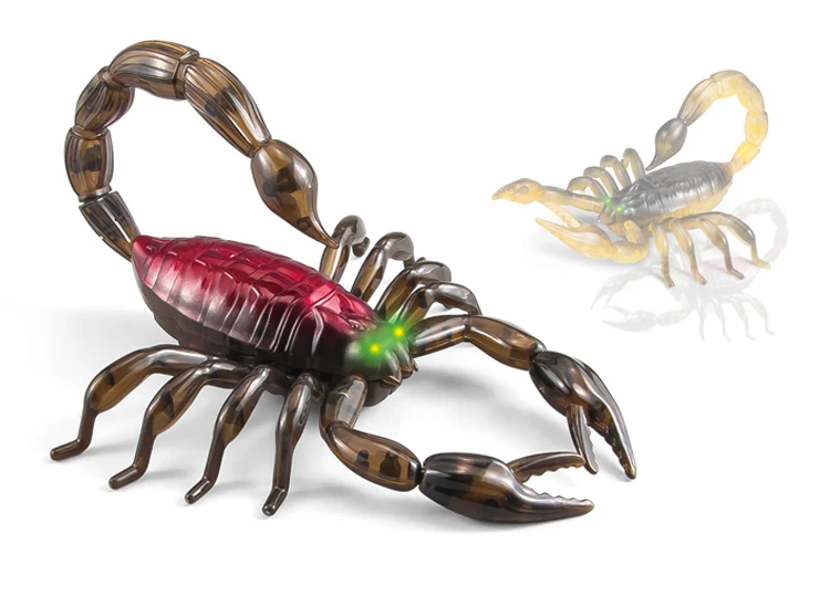 Дешевый животный специфический гибкий операционный Скорпион автомобиль игрушки пульт дистанционного управления с подсветкой