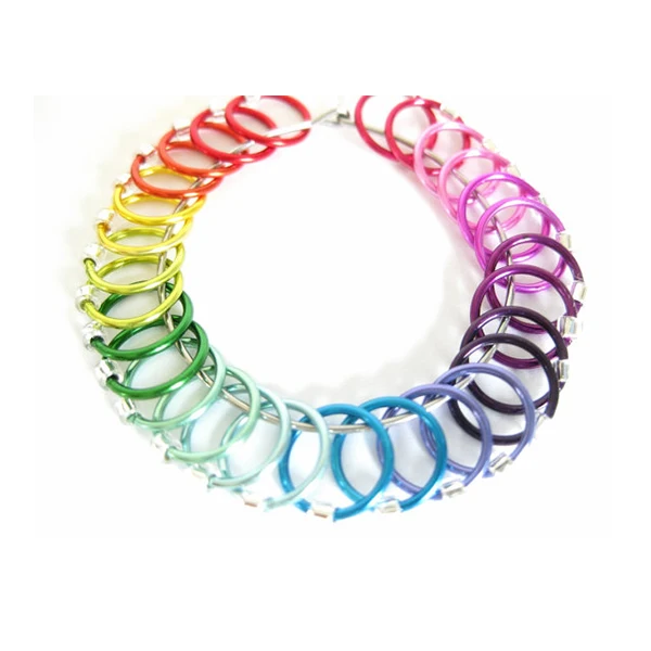 Charmkey knitting needle stitch markers set for knitting