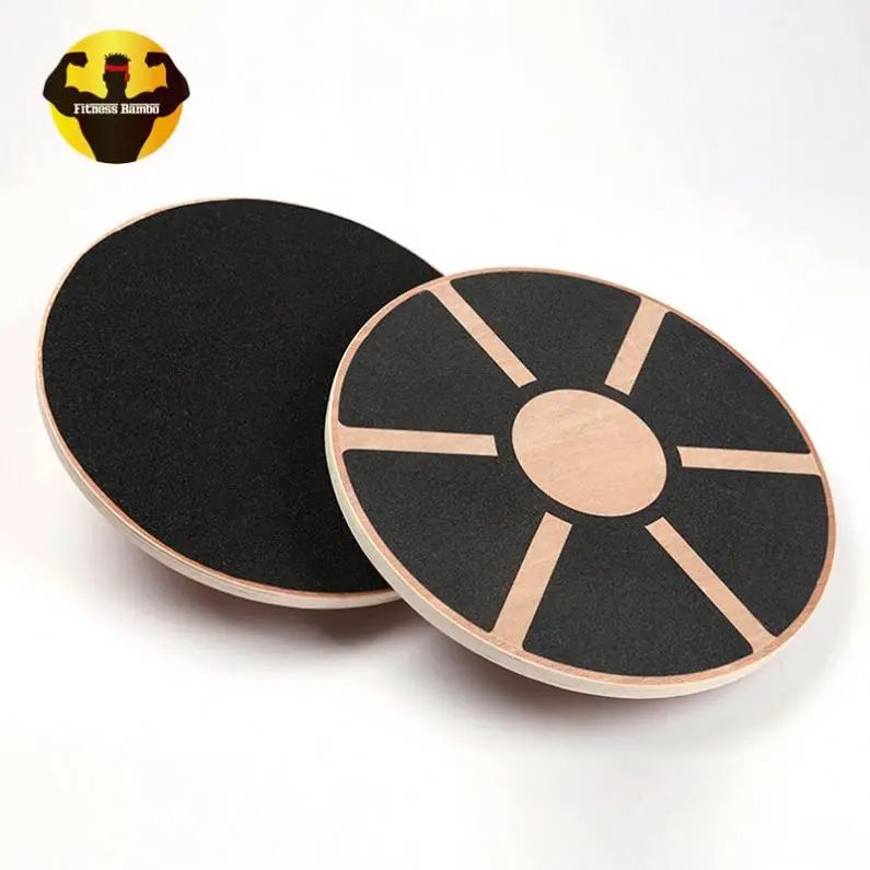 RAMBO Professional Customize Balance Board Wood For Sale Wooden Disc