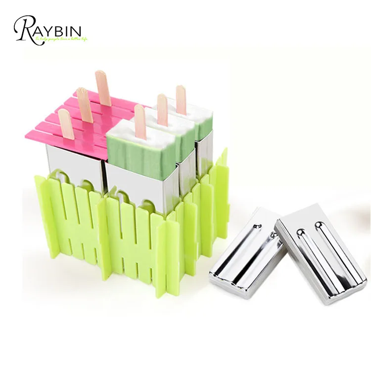Home use stainless steel ice cream popsicle mold