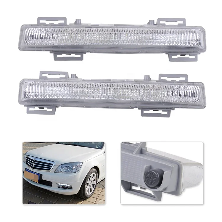 Car Daytime Running Light Lamp Fog Light 2049068900 2049069000 for W204 2011-2014 W212 2013 R172 2012-2013