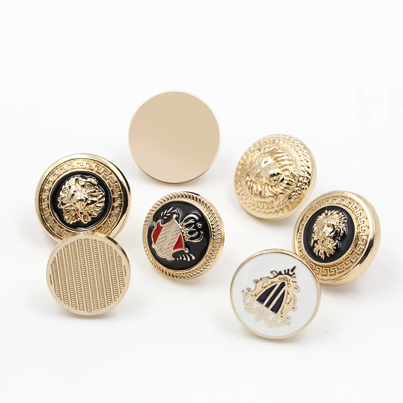 zinc alloy metal jeans button for demin jeans shishi
