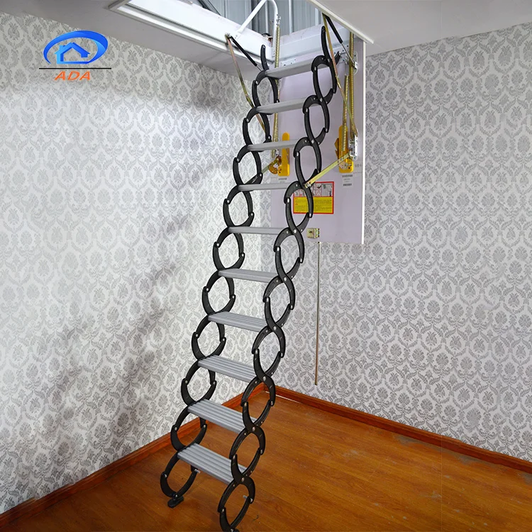 Hot New Products Aluminium Access Roof Accordion Attic Stairs