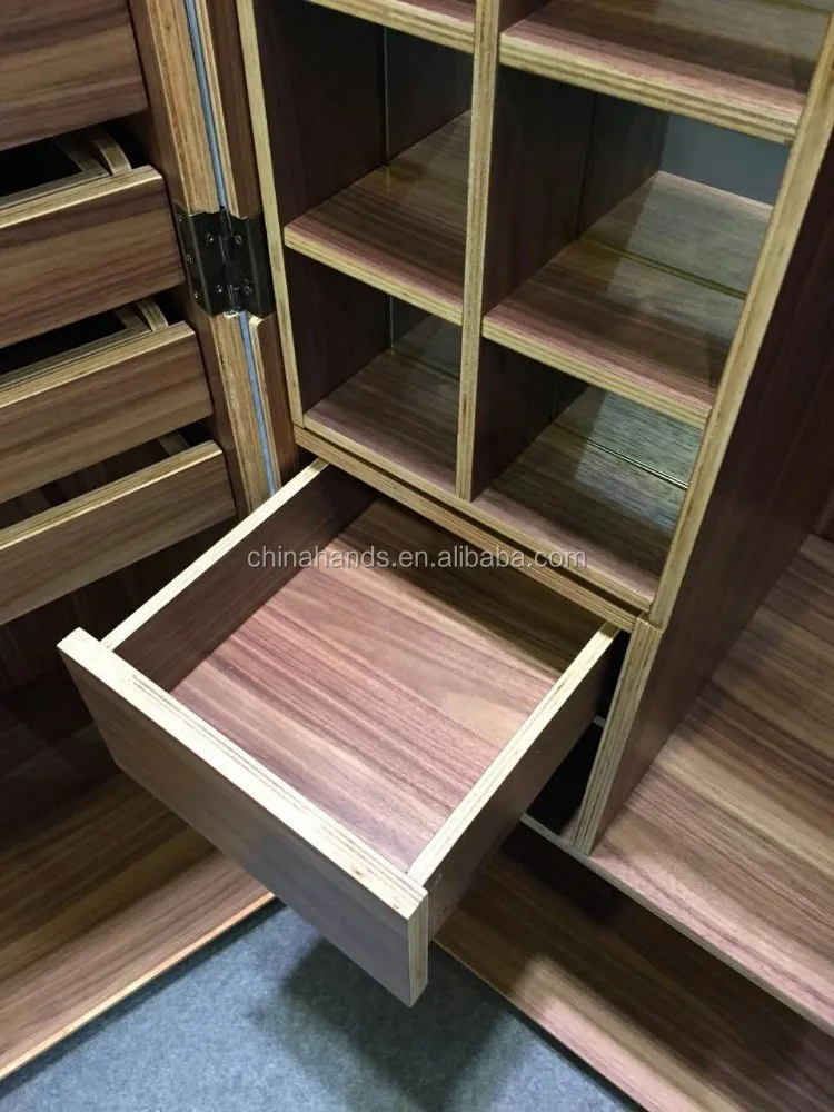 MoMA Furniture Latest Wooden Bedroom Dressing Wardrobe Cabinet Designs/Slide Open Chest Design