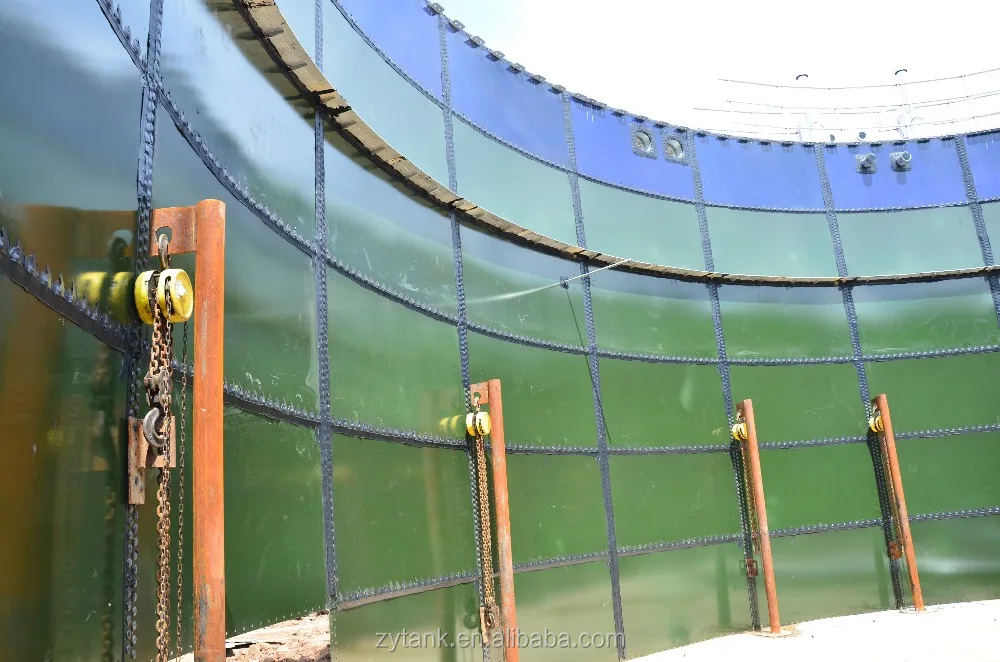 Biogas anaerobic digester tank